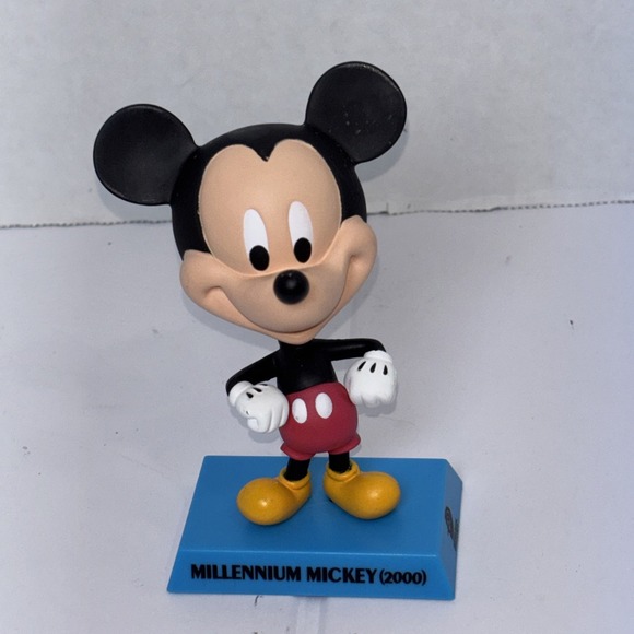 Disney Treasures Other - Upper Deck~Millennium Mouse Mickey( 2000) Bobblehead Disney Treasure Trinket,VTG